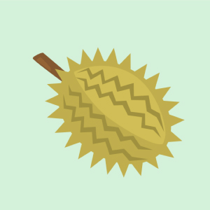 Durian fruit.