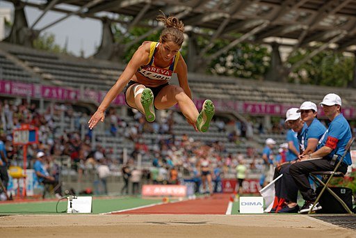 Long jump.