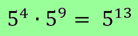 5^4 * 5^9 = 5^13