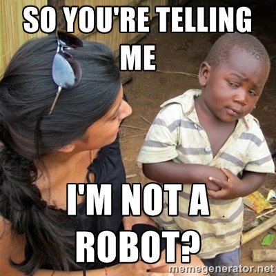 so you're telling me...