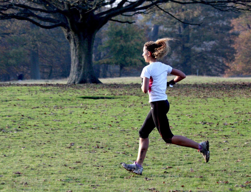 girl running