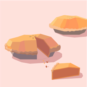 Pie should be sliced so everybody can have some!