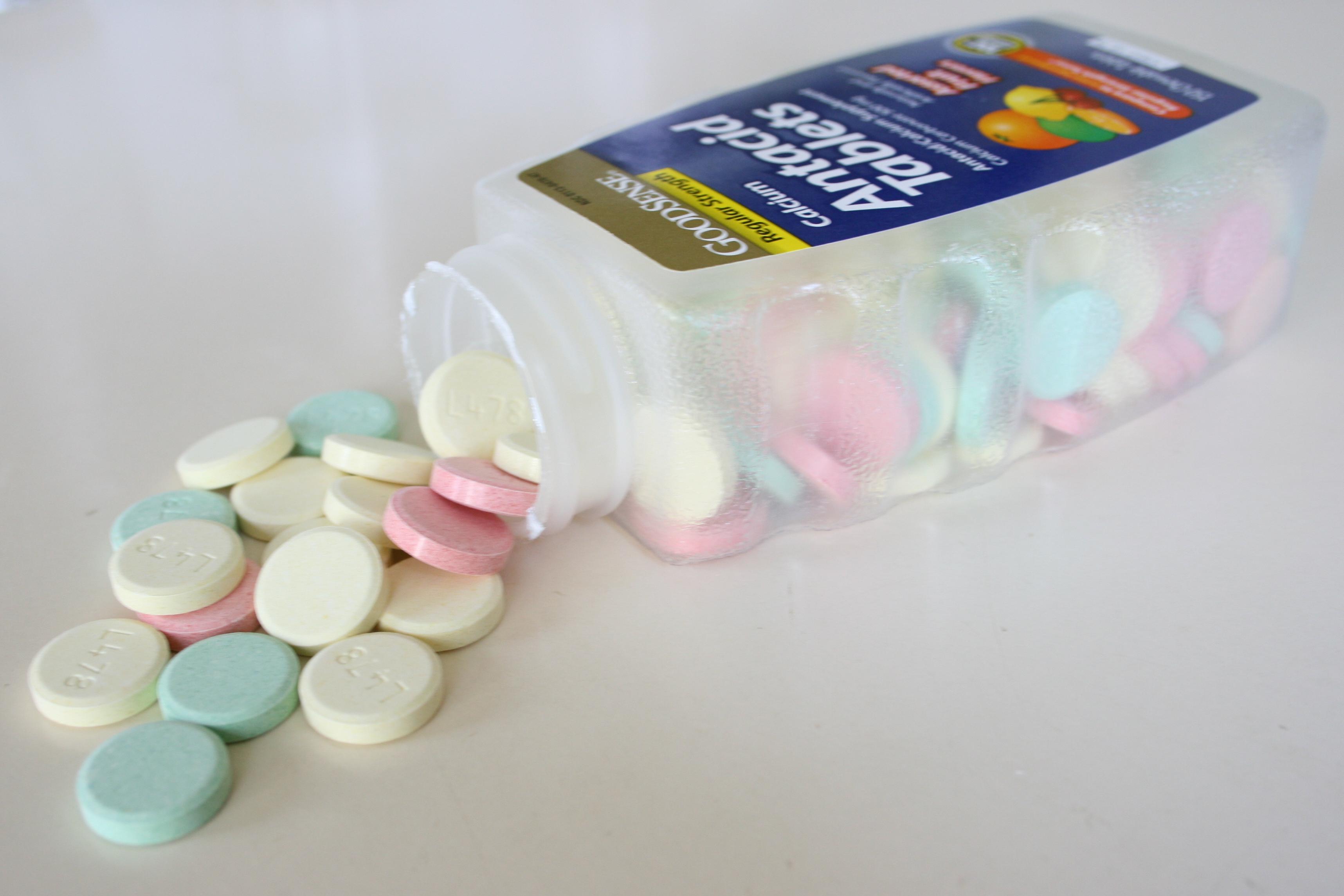 Antacids are a common medicine used to counteract the effects of excess acid in the stomach.