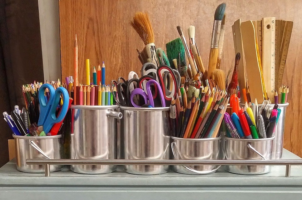 Art supplies.