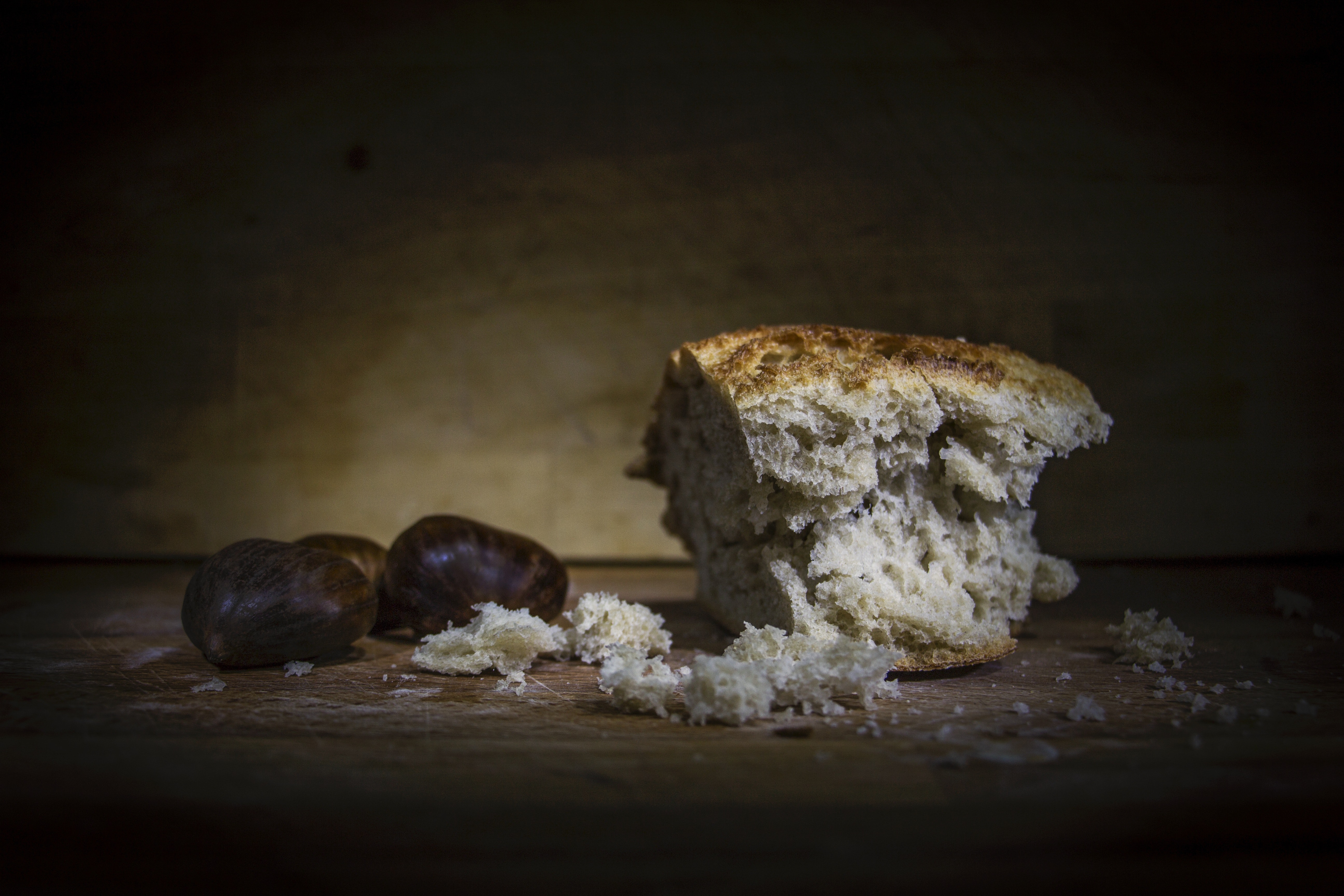 a piece of bread