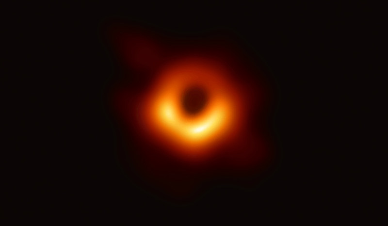 Picture of a black hole