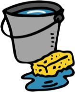 Bucket and sponge
