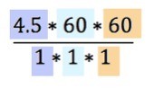 4.5*60*60 / 1*1*1
