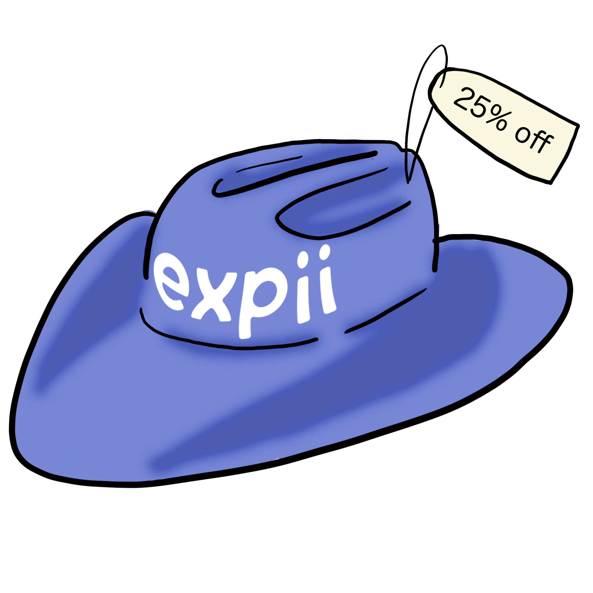 A fancy Expii branded cowboy hat.