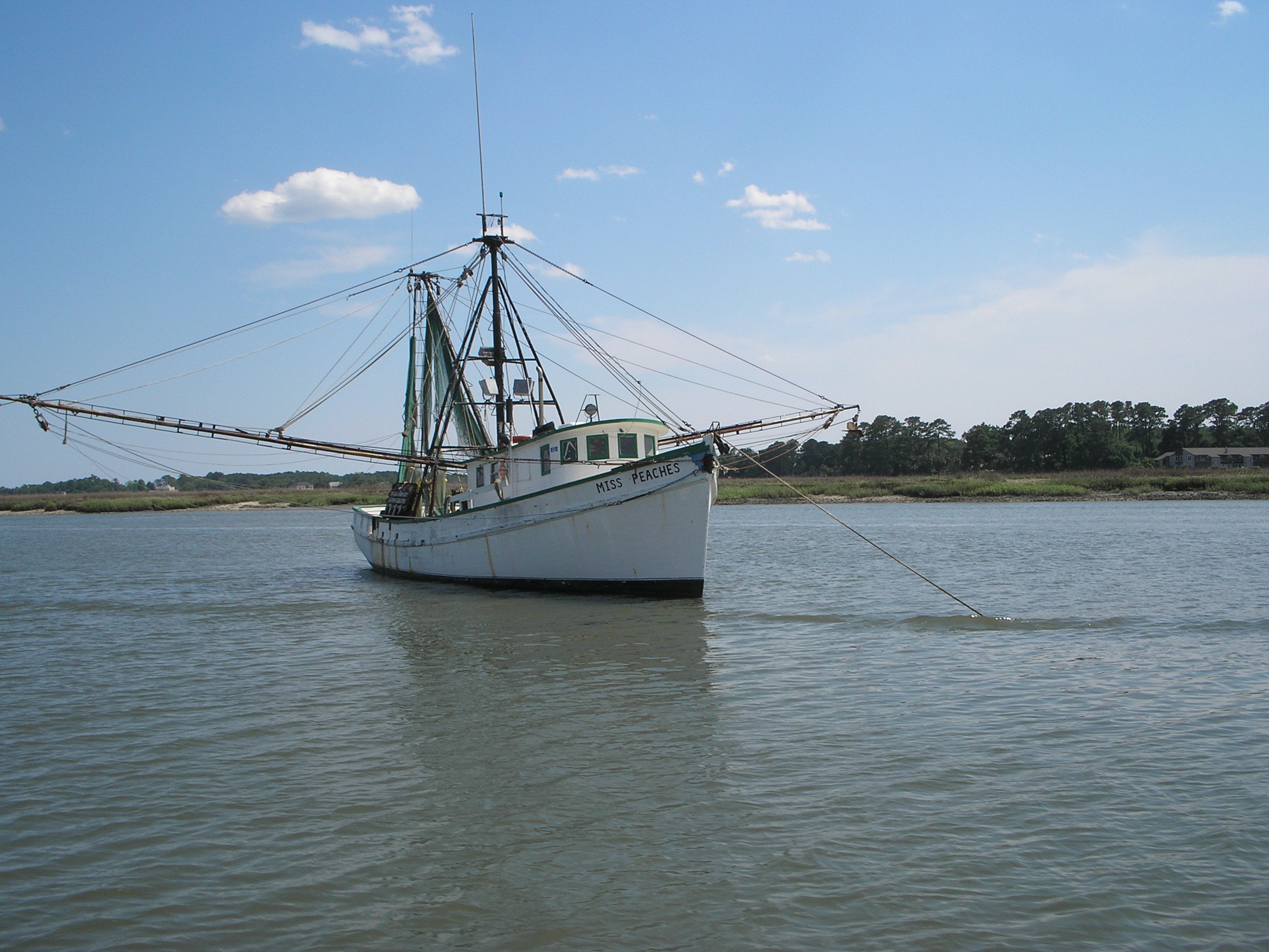 A boat on the Chesapeake Bay.