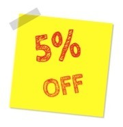 5% off
