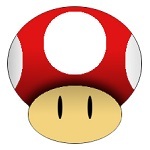 This is a picture of a red mushroom.