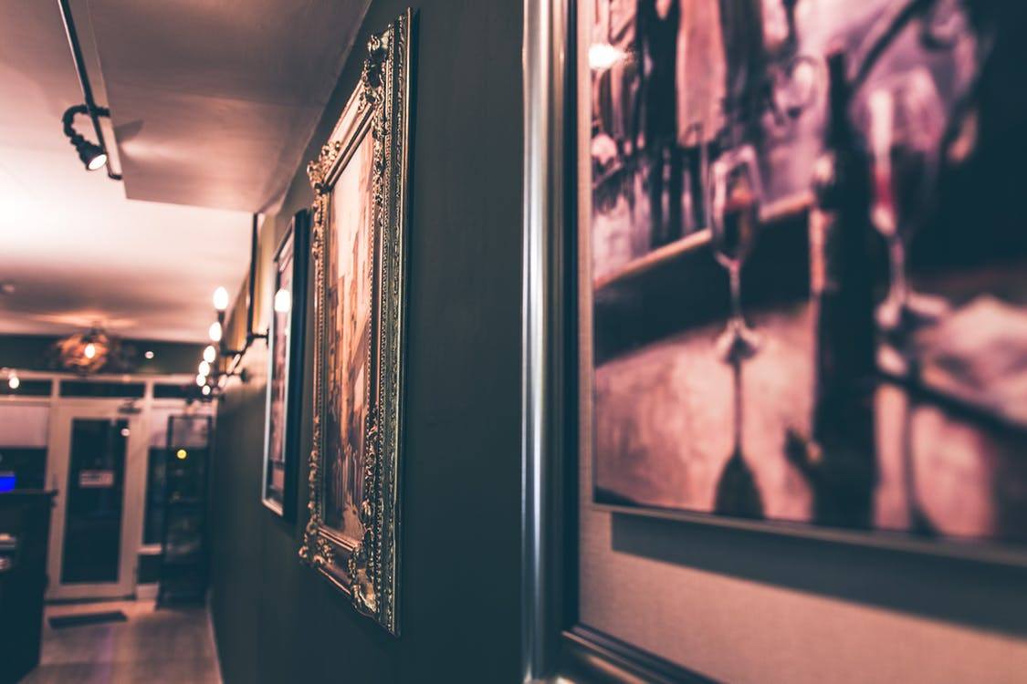 image of a painting on a wall