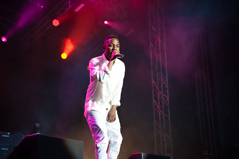 Kendrick Lamar performing