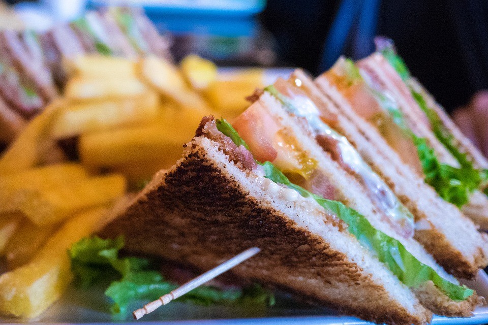 A sandwich.