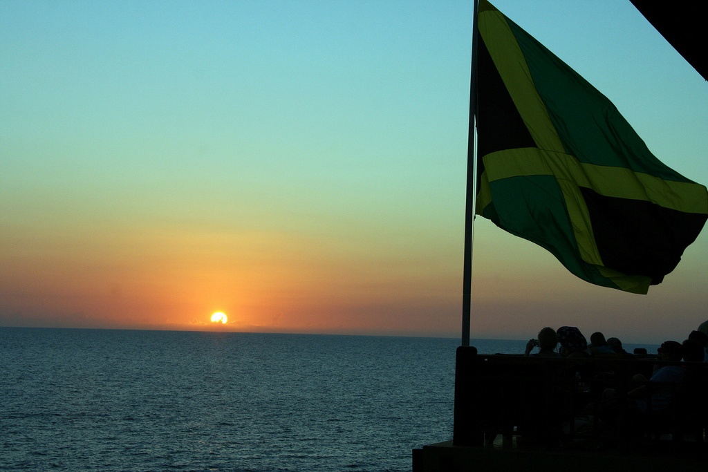 Jamaican flag.