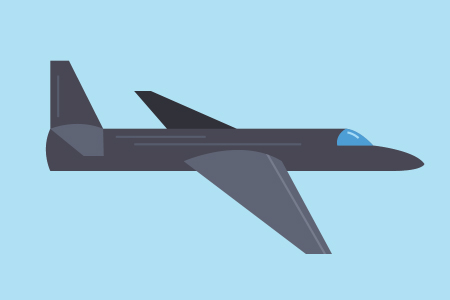 Jumbo jet ready to drop a swarm of spies on the ground