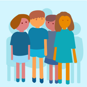 A crowd of people lumped together with no elbow room