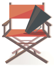 Director chair.