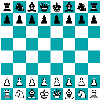 A chessboard.