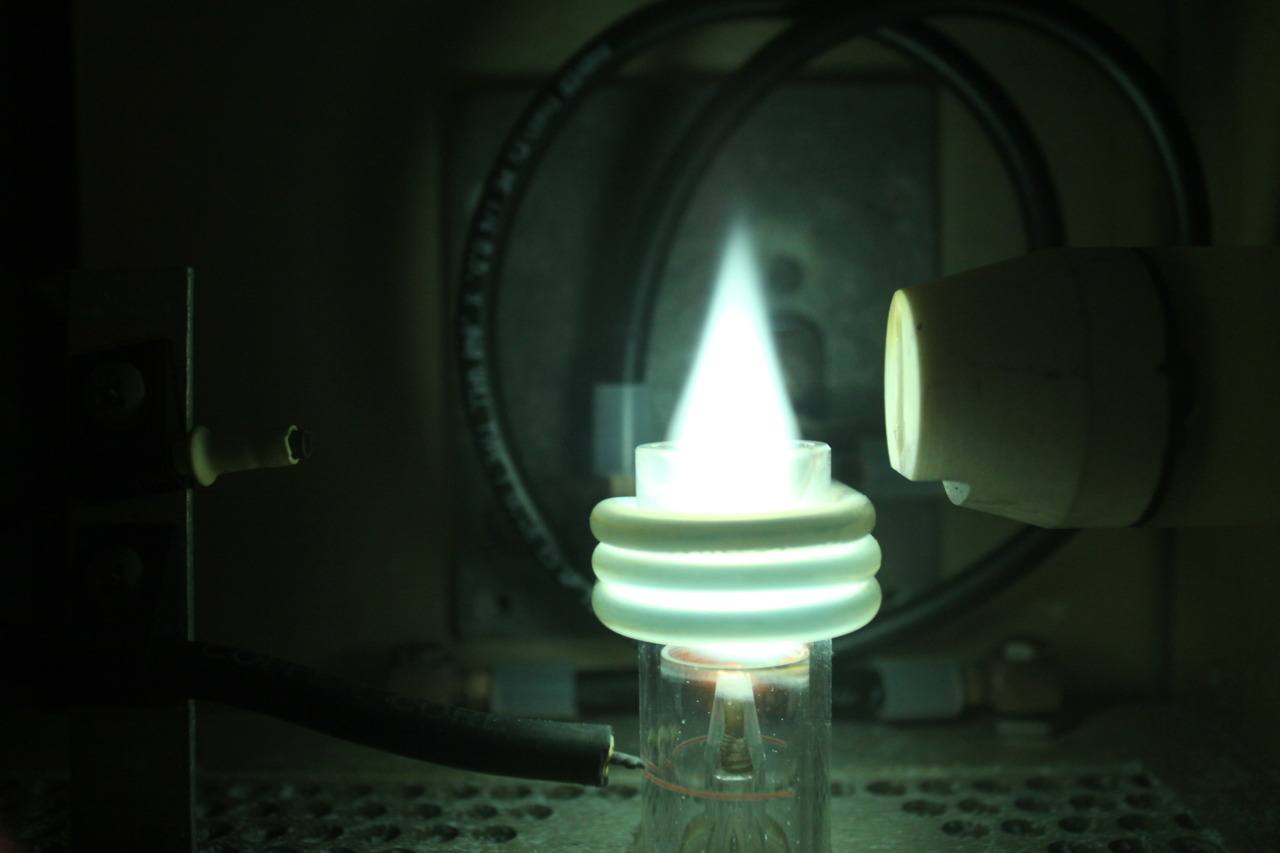 An image of a plasma torch