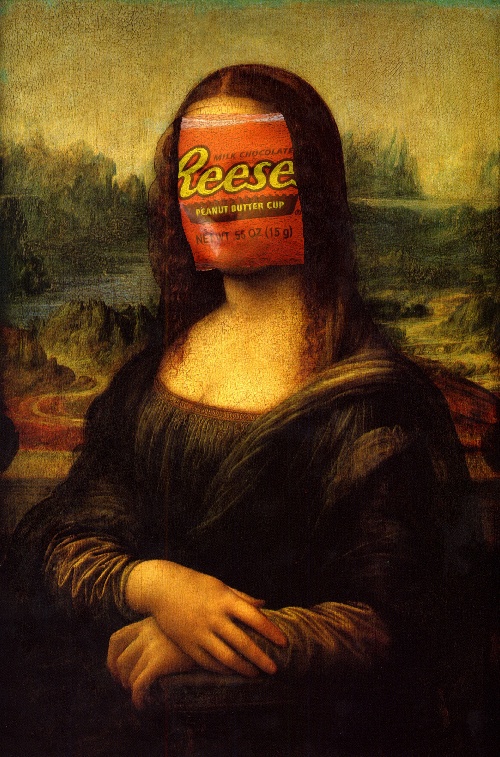 Mona Lisa with a Reeses