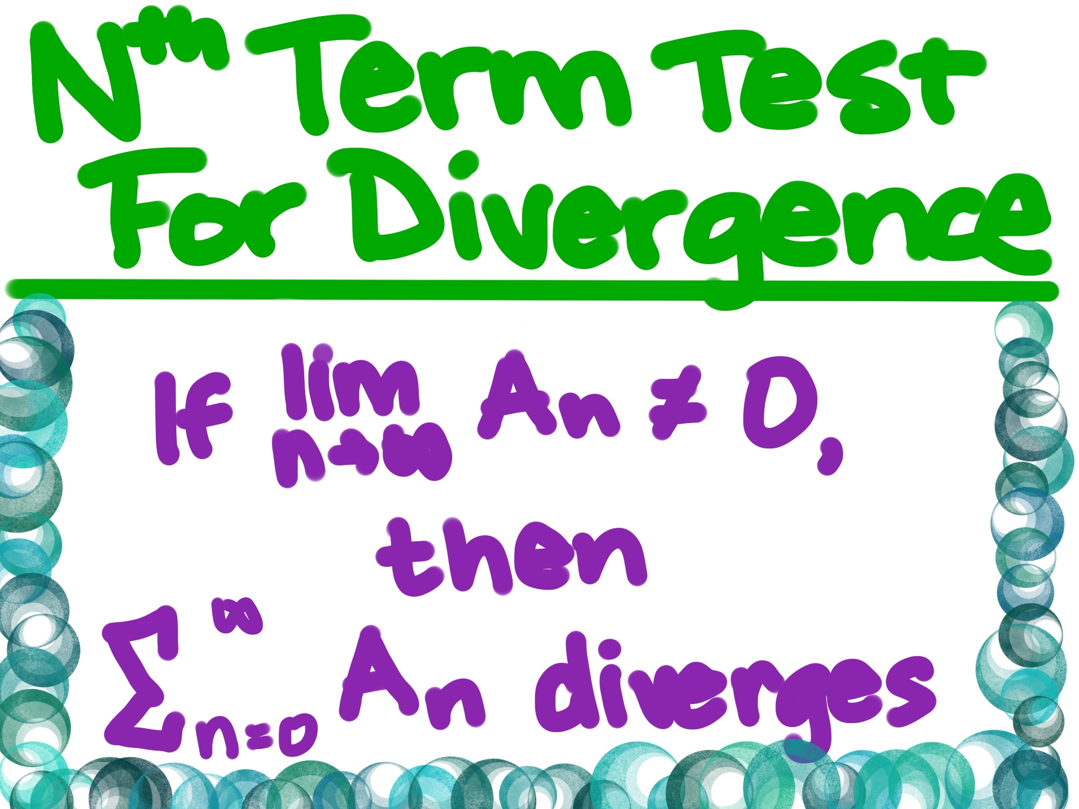 Nth Term Test for Divergence