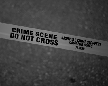 Crime scene tape.