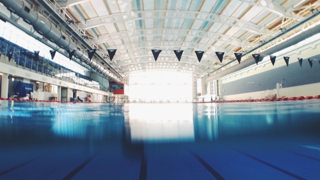 A swimming pool.