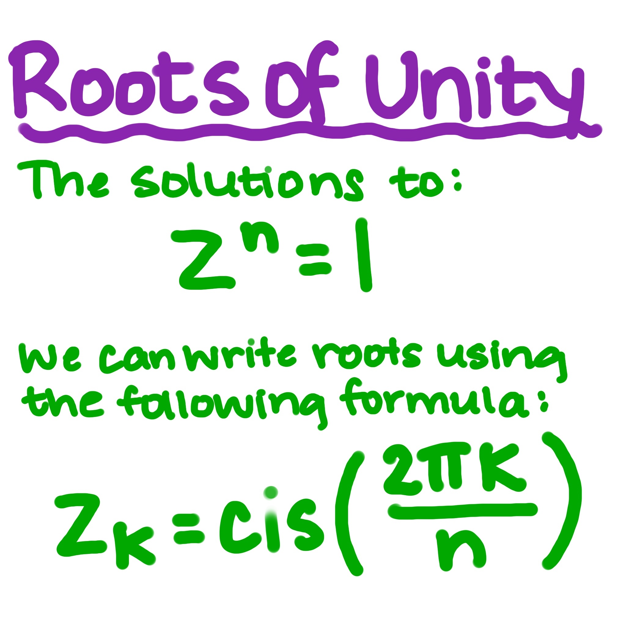 Roots of Unity