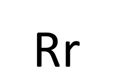 Capital R lower case r