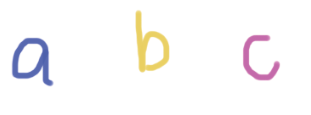 a b c