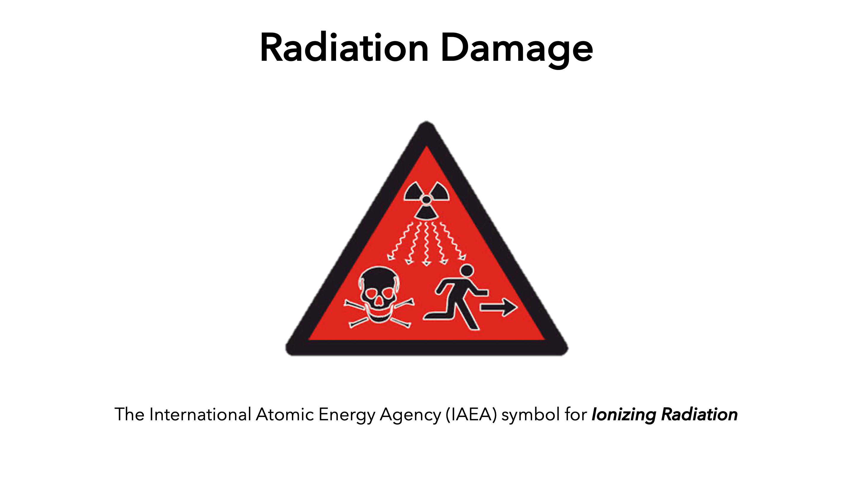 IAEA Ionizing Radiation symbol