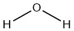 A molecule of water