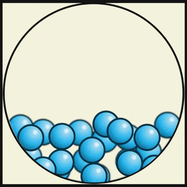 A gif depicting liquid molecules moving past each other