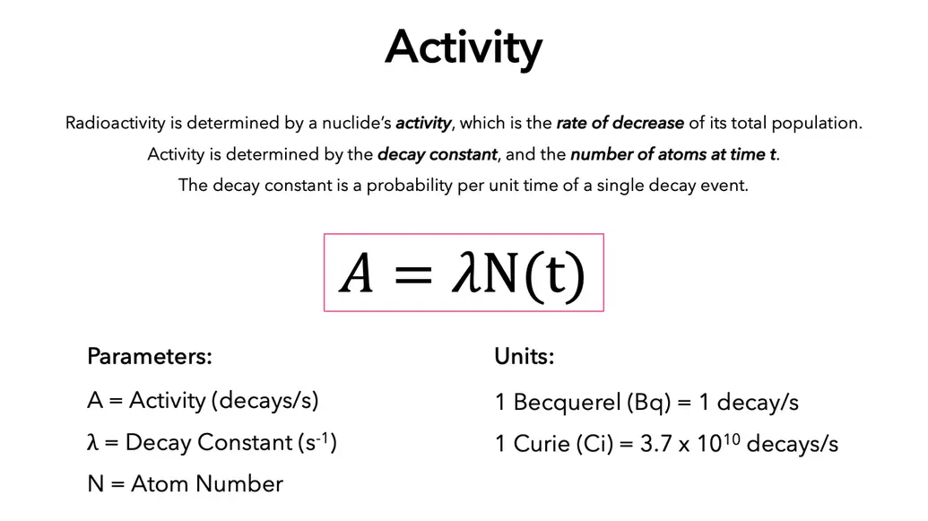 definition of activity