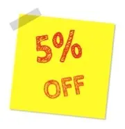 5% off