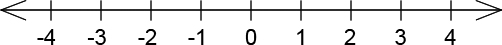The same line but now there's arrows on both ends to signify it continues in either direction.