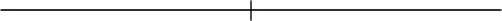 A long horizontal line with a vertical dash in the middle.
