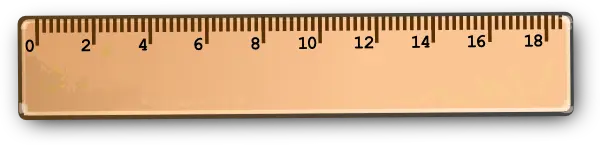 A picture of a ruler.