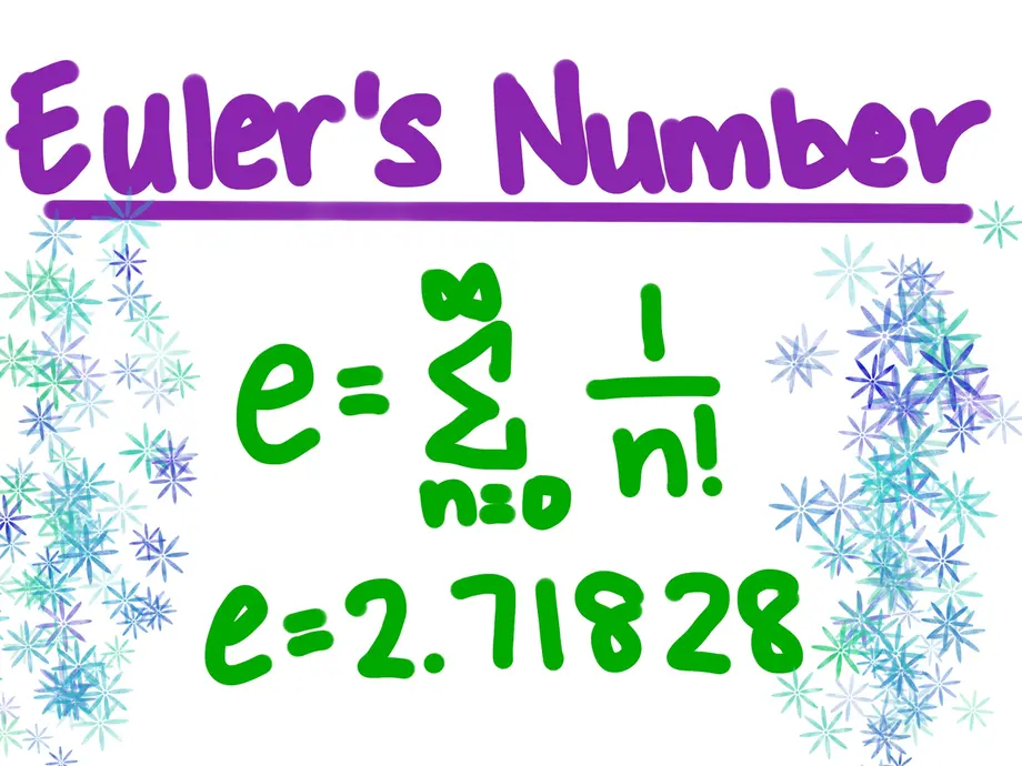Euler's Number
e=2.71828