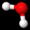 Spinning water molecule