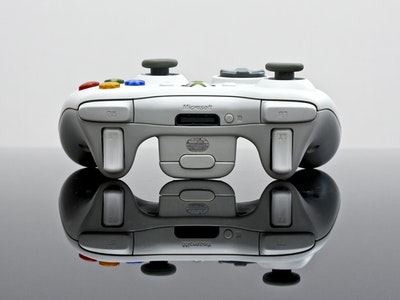An Xbox 360 controller.