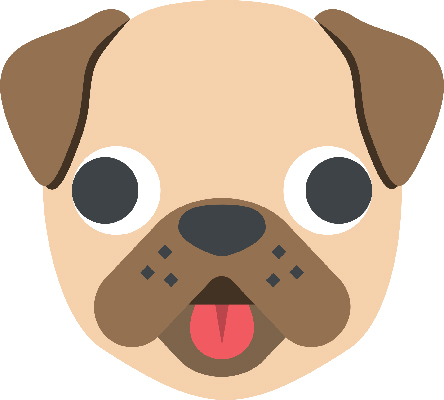 Picture of a dog face