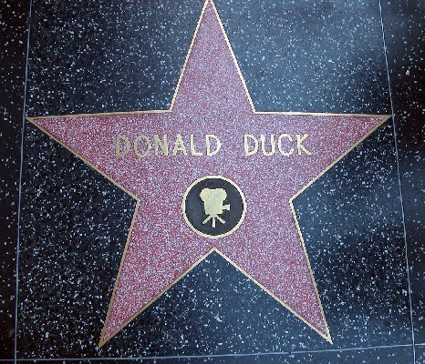 Donald Duck's star